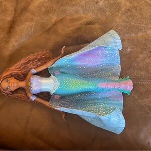 Newest Ariel Disney Transforming Mermaid Doll with Colorful Tail